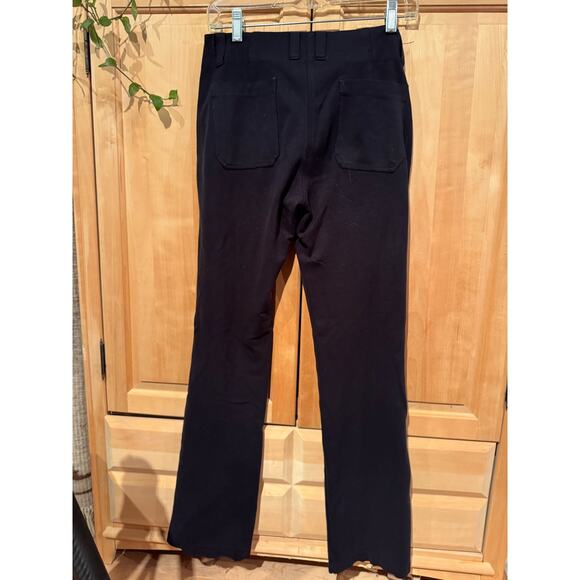 Title Nine Pointe Knit Straight Leg Black Pants,
Missing Button. Size 4 - Picture 5 of 10